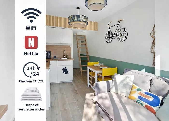 Loft Des Bords De Loire, Ideal Voyage D'affaires & Week End Lägenhet